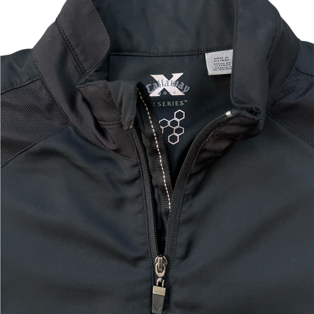 Callaway Golf Series Men’s Black Quarter Zip Golf Vest Size Large NWOT‎ - Picture 3 of 12